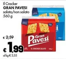 Supermercati Vinci Il Cracker Gran Pavesi offerta