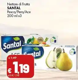 Supermercati Vinci Nettare di Frutta Santal offerta