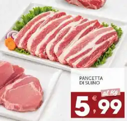 Sisa Pancetta di suino offerta