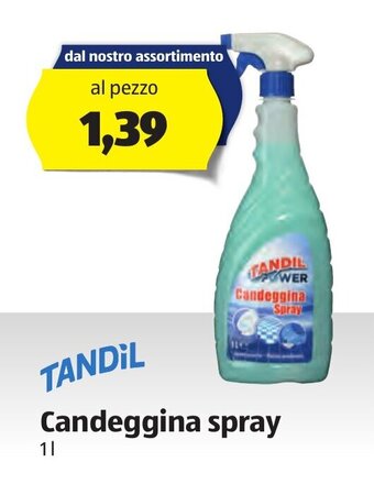 ALDI Tandìl Candeggina spray 1l offerta