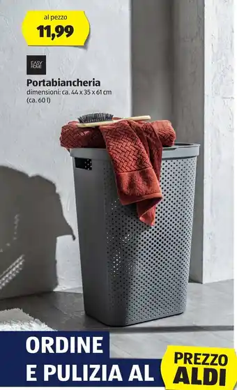 ALDI Easy Home Portabiancheria 44x35x61 cm offerta