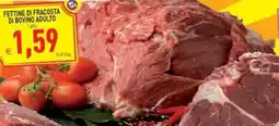 Pim Supermercati Fettine di fracosta di bovino adulto offerta