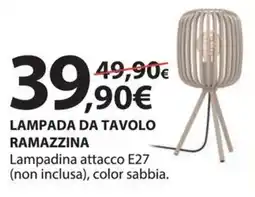 Kreo Brico e Casa Lampada da tavolo ramazzina offerta