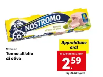 Nostromo Tonno All'Olio di Oliva 4x 52g