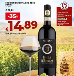 Bennet Brunello di Montalcino DOCG Piccini offerta