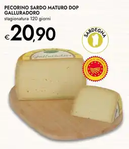 Bennet Pecorino sardo maturo dop galluradoro offerta