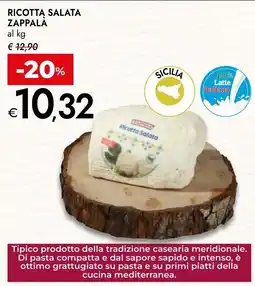 Bennet Ricotta Salata Zappalà offerta