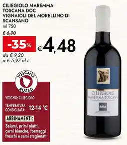Bennet Ciliegioio Maremma Toscana offerta