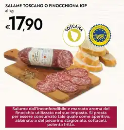 Bennet Salame Toscano o Finocchiona IGP offerta