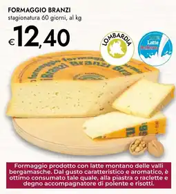 Bennet Formaggio Branzi offerta