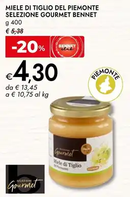 Bennet Miele di Tiglio del Piemonte Selezione Gourmet Bennet offerta