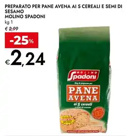 Bennet Pane avena Molino Spadoni offerta
