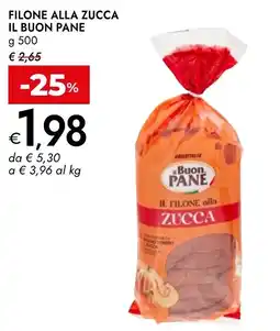 Bennet Filone alla zucca Il Buon Pane offerta