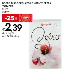 Bennet Boero di cioccolato fondente extra Vergani offerta