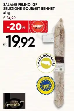 Bennet Salame Felino IGP Selezione Gourmet Bennet offerta