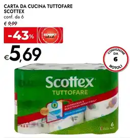 Bennet Carta da cucina tuttofare Scottex offerta