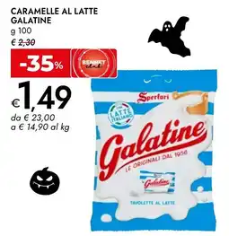 Bennet Caramelle al latte Galatine offerta