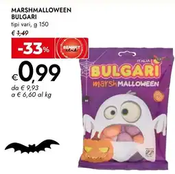 Bennet Marshmalloween Bulgari offerta