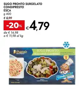 Bennet L'Originale Sugo Pronto Zucchine e Gambieri offerta