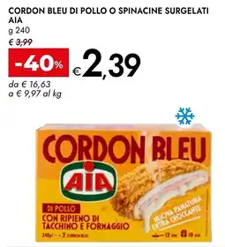 Bennet Cordon bleu AIA di pollo offerta