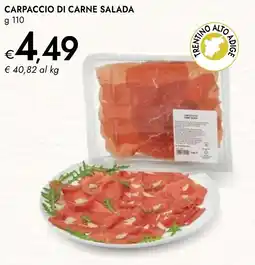 Bennet Carpaccio di carne salada offerta