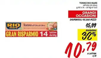 Panorama Tonno rio mare offerta