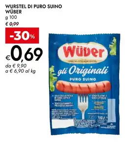 Bennet Würstel di puro suino Wüber offerta