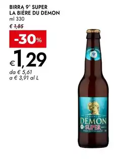 Bennet Birra 9° Super La Bière du Demon offerta