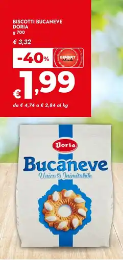 Bennet Biscotti Bucaneve Doria offerta