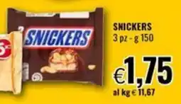 Famila Snickers offerta