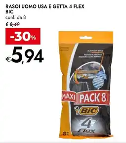 Bennet Rasoi uomo usa e getta 4 flex Bic offerta
