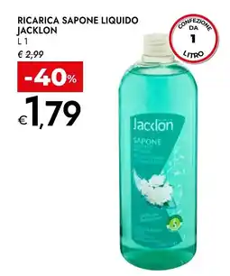 Bennet Ricarica sapone liquido Jacklon offerta