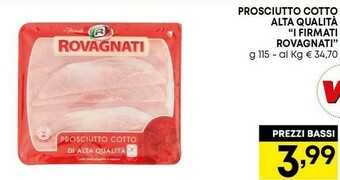 Panorama Prosciutto cotto offerta