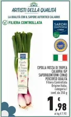 Conad Cipolla Rossa di Tropea Calabria IGP offerta