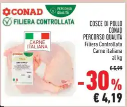 Conad COSCE DI POLLO CONAD PERCORSO QUALITÀ offerta