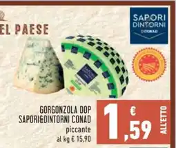 Conad Gorgonzola DOP Sapori&Dintorni Conad offerta