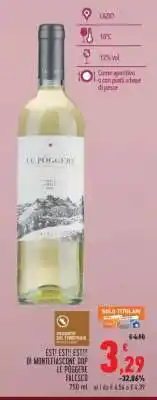 Conad EST!! EST!! EST!!! DI MONTEFIASCONE DOP LE PÒGGERE FALESCO offerta