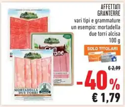 Conad AFFETTATI GRANTERRE offerta