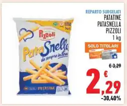 Conad Patatine Patasnella Pizzoli offerta