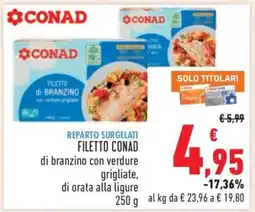 Conad FILETTO CONAD offerta