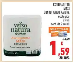 Conad Asciugatutto Maxi Conad Verso Natura offerta