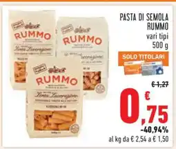 Conad PASTA DI SEMOLA RUMMO offerta