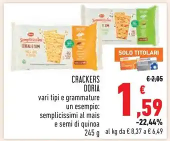 CRACKERS DORIA