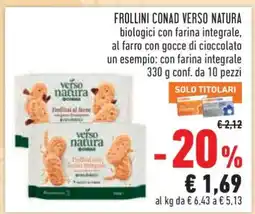 Conad FROLLINI CONAD VERSO NATURA offerta