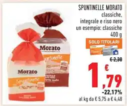 Conad SPUNTINELLE MORATO offerta