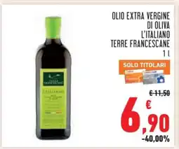 Conad Olio Extra Vergine di Oliva L'Italiano Terre Francescane offerta