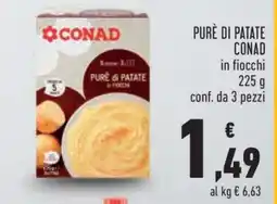Conad Purè di patate CONAD offerta