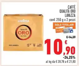 Conad Caffè Qualità Oro Lavazza offerta