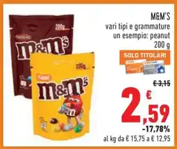 Conad M&M'S offerta