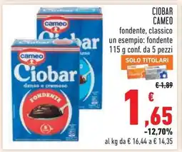 Conad Ciobar Cameo offerta